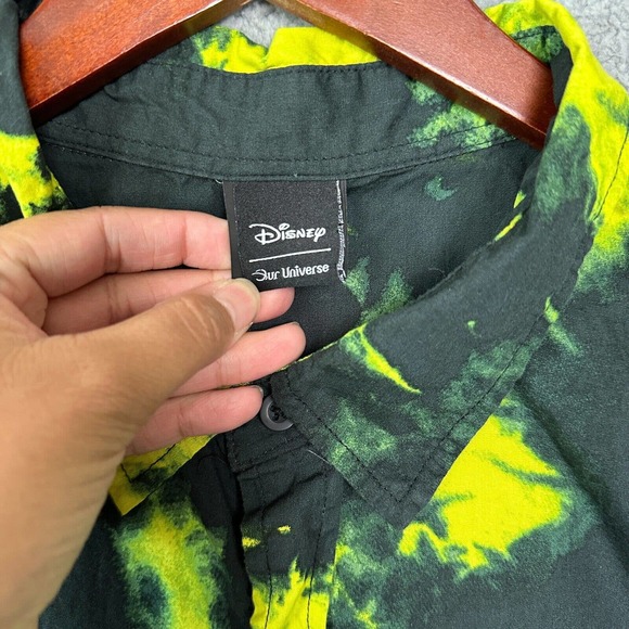 Disney Oogie Boogie Shirt Mens Extra Large Black Camp Nightmare Before Christmas - Picture 5 of 12